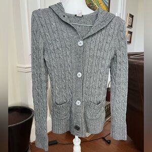 J Crew women's grey sweater- S